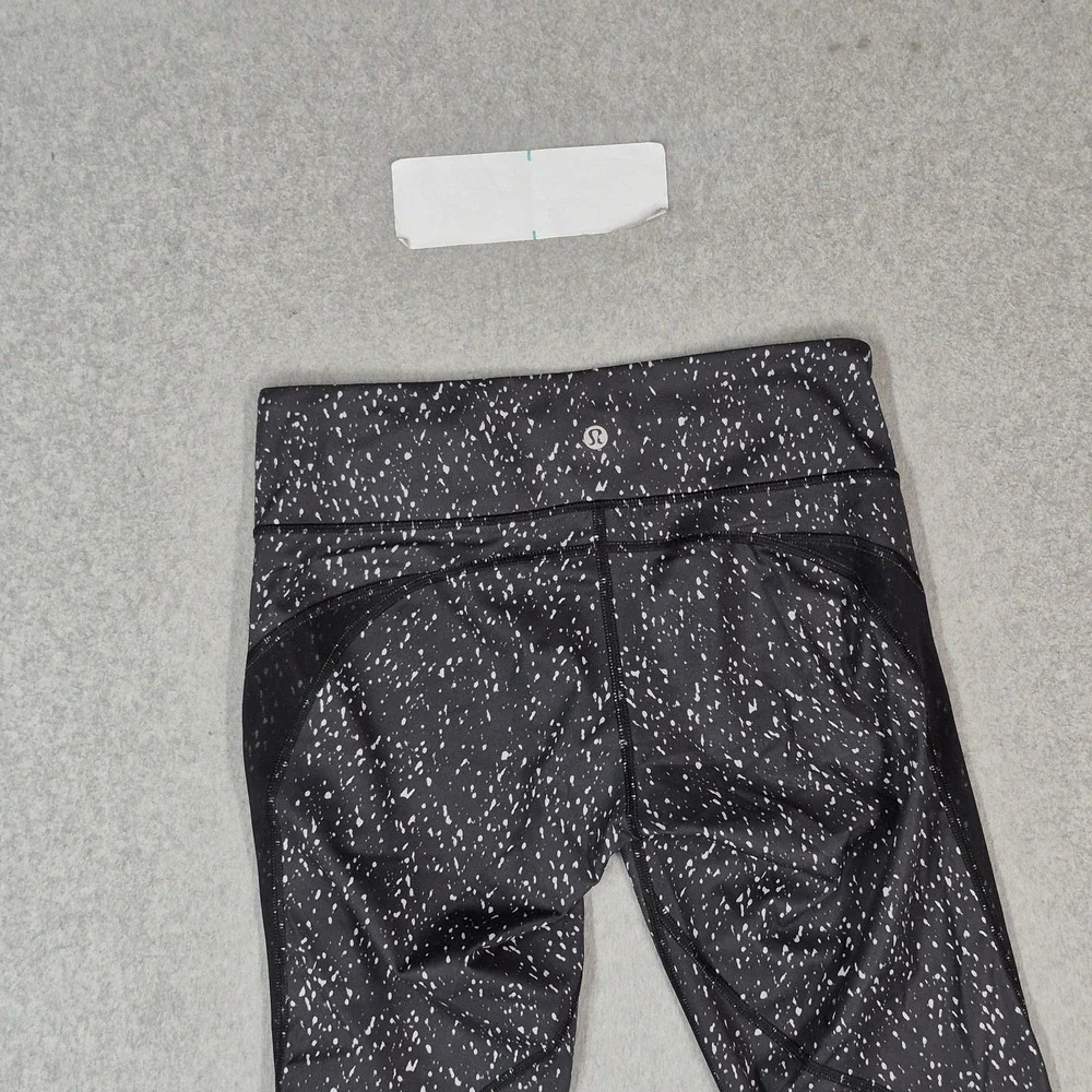 Lululemon Women Activewear Pants 6 Black Fit Physical Yoga Legging Luon